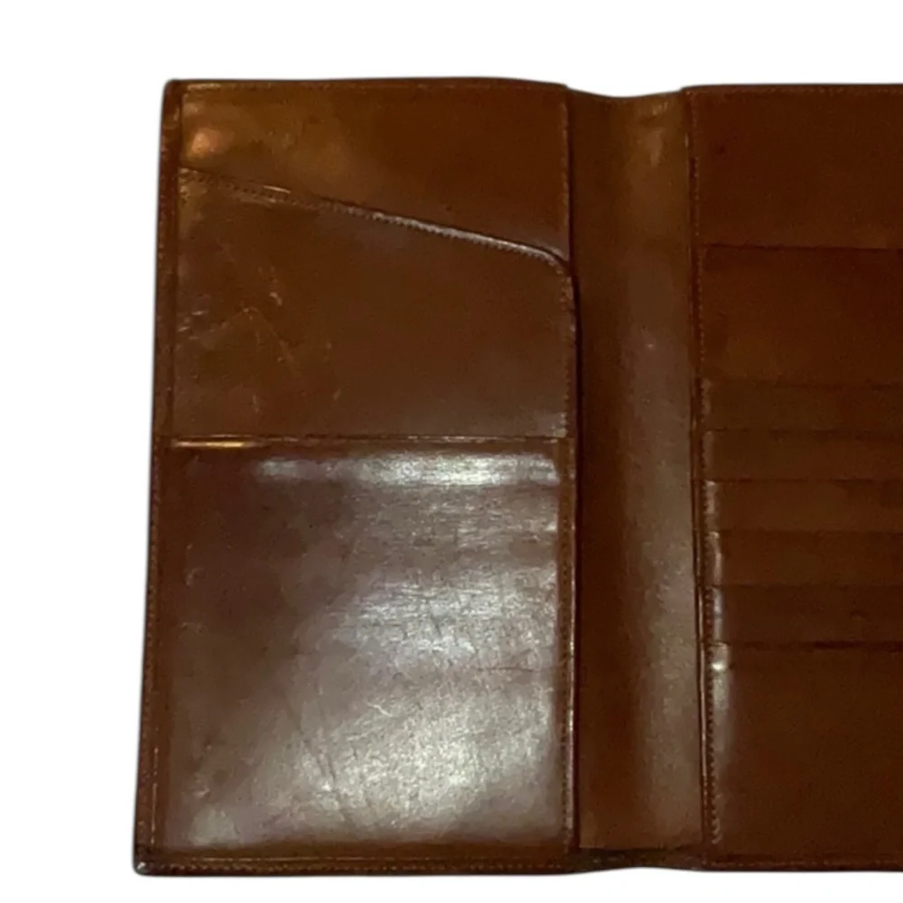 1970 Coach Vintage Leather  Travel Wallet / Passport carrier over 50 years old - Picture 4 of 4